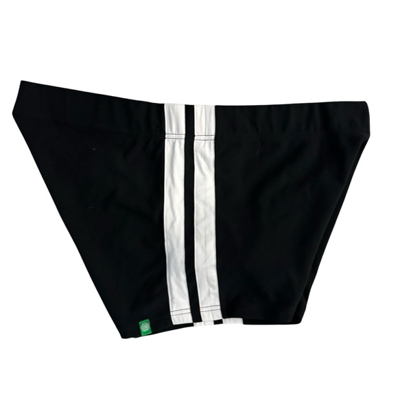 New Balance Black Shorts with White Stripes - Picture 3 of 6